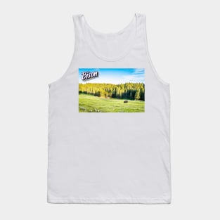 Bison at Yellowstone Tank Top